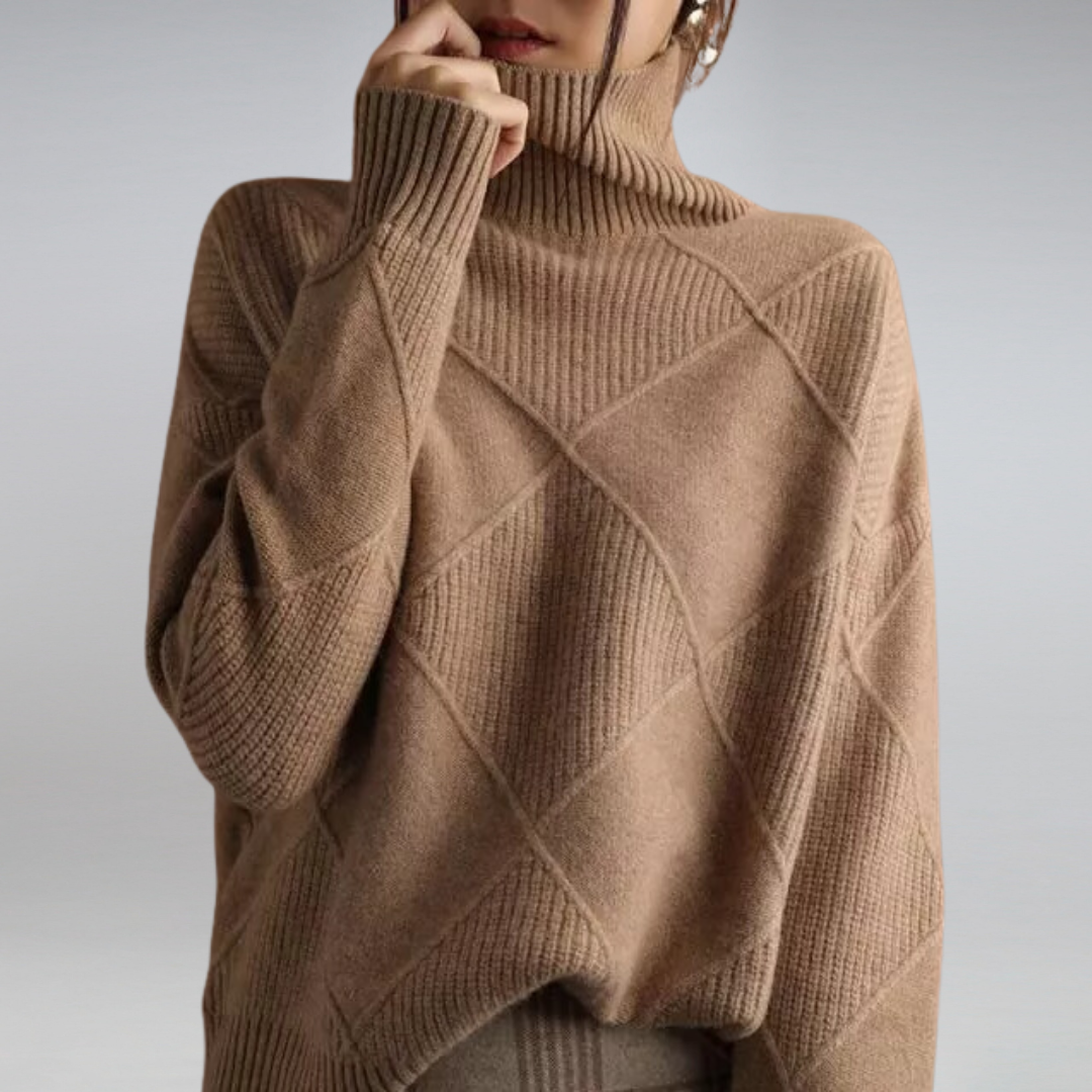 Alodia™ - Cashmere Turtleneck Sweater