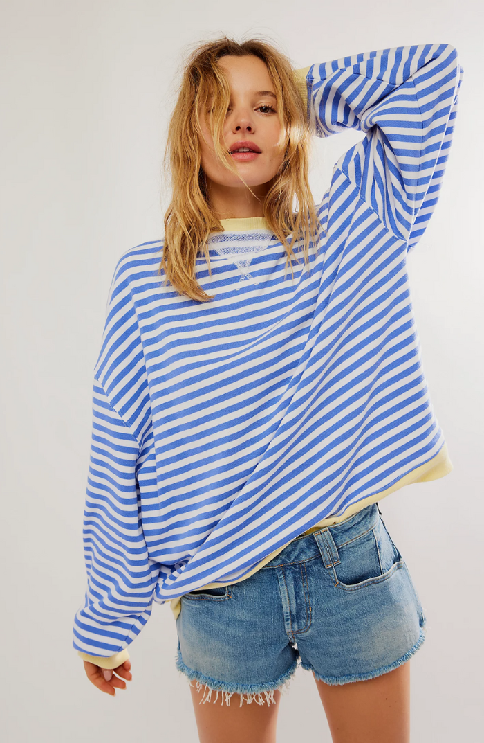 Olivia™ - Oversized Striped Jumper