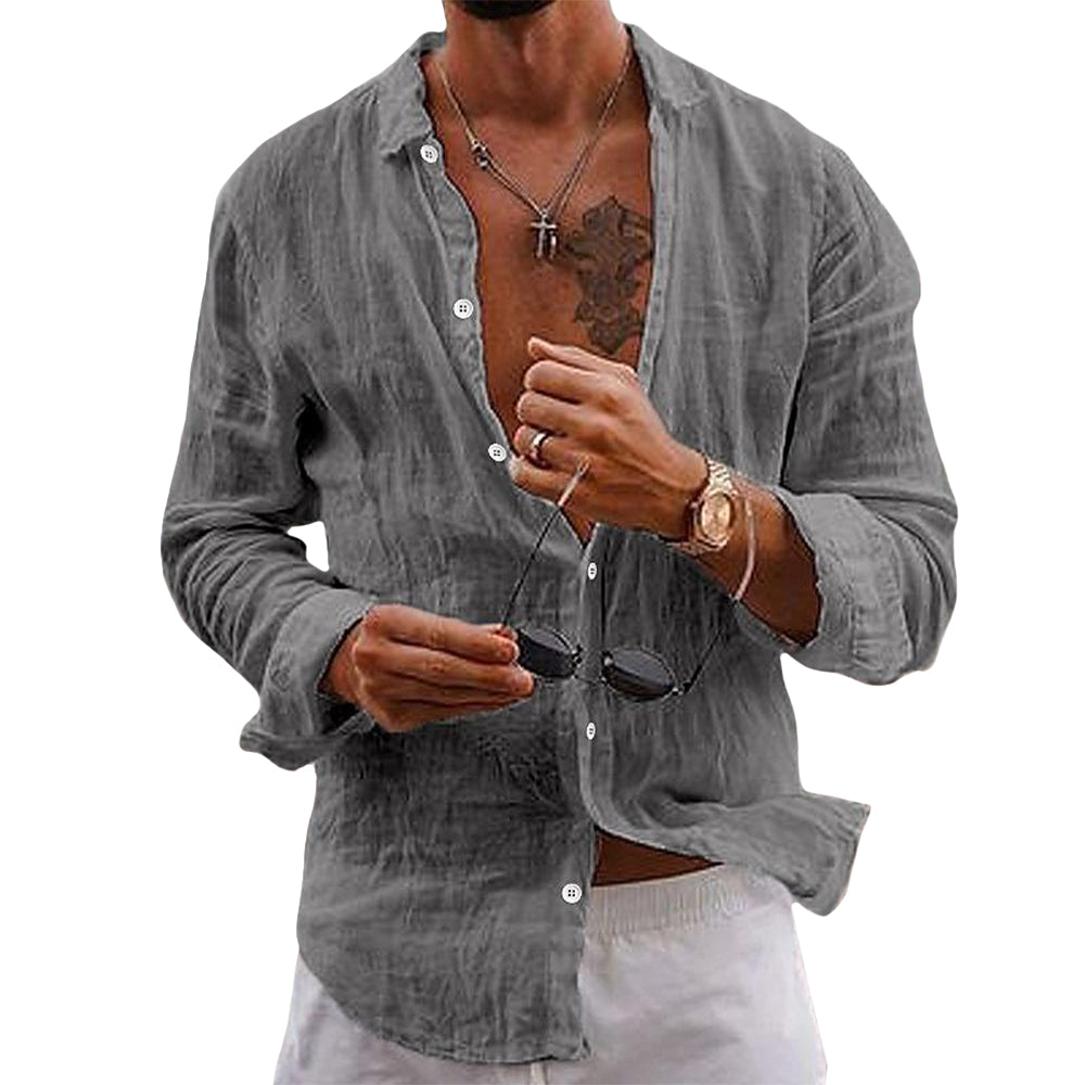 Alvin™ - Men's Cotton Linen Shirt