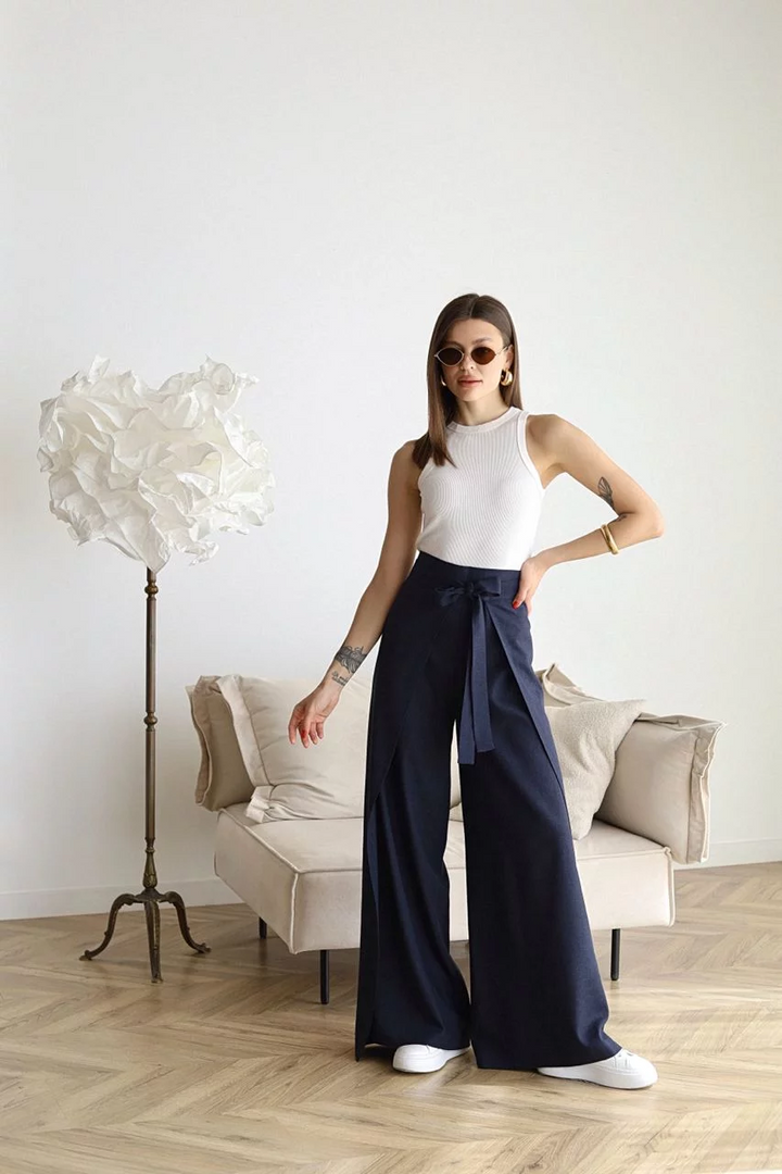 Zelena™- Wide Linen Pants