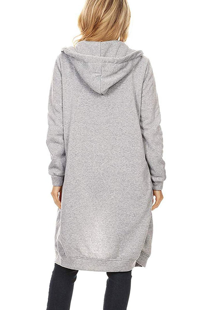 Feliny™ - Oversized Long Zip Sweatshirt Hoodie