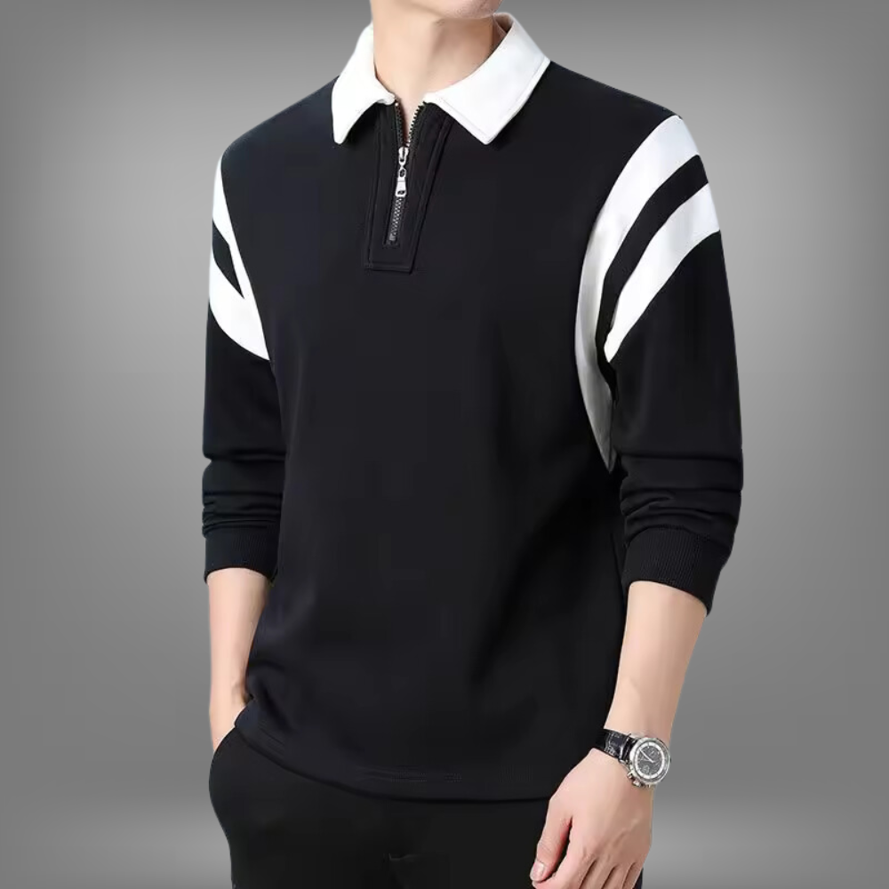 ClubStripe Polo Sweatshirt