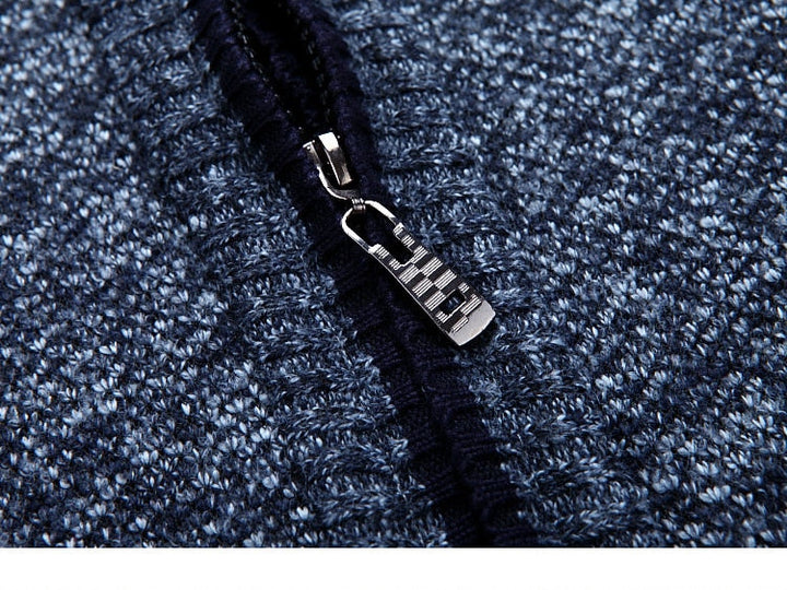 Marc™ - Men's Casual Knitted Zipper Cardigan