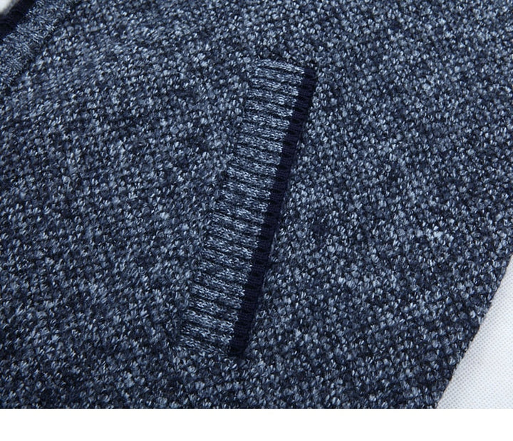 Marc™ - Men's Casual Knitted Zipper Cardigan