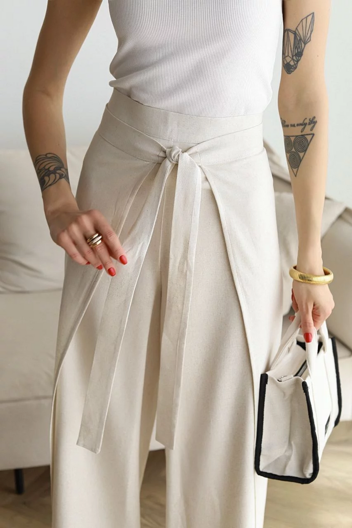 Zelena™- Wide Linen Pants