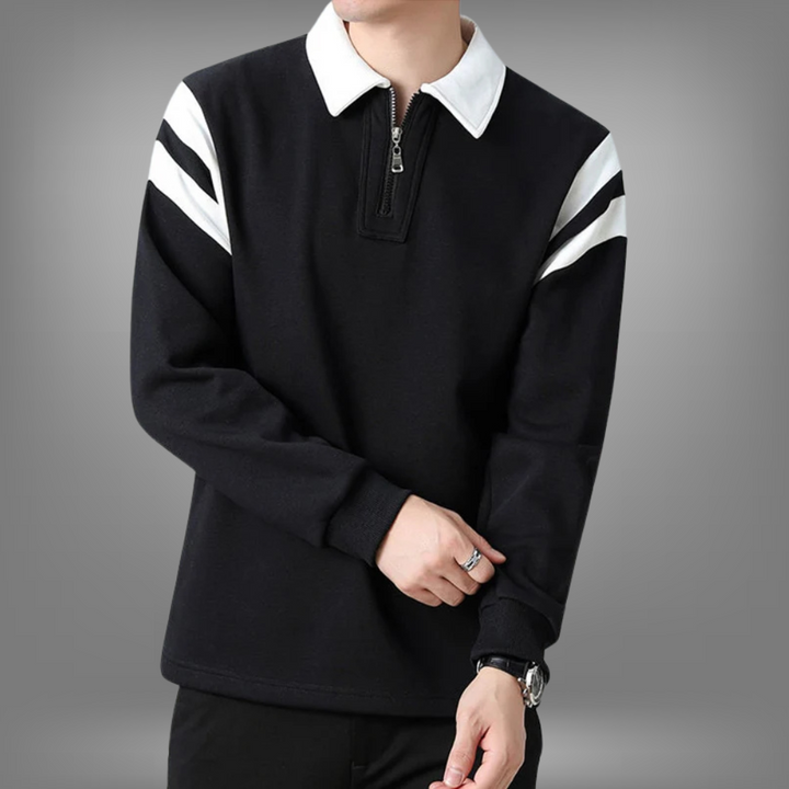 ClubStripe Polo Sweatshirt