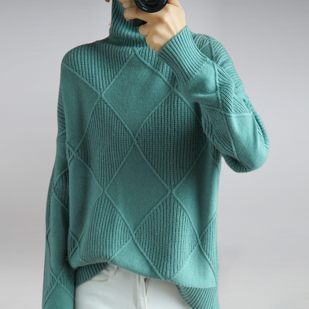 Alodia™ - Cashmere Turtleneck Sweater