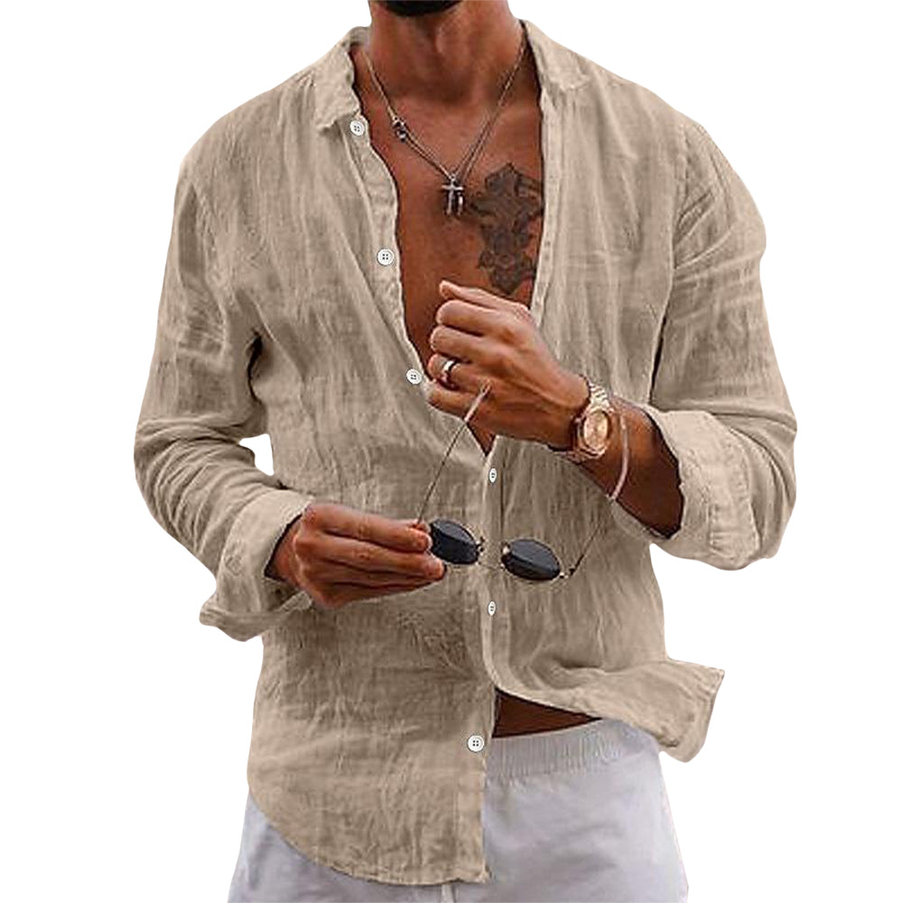 Alvin™ - Men's Cotton Linen Shirt