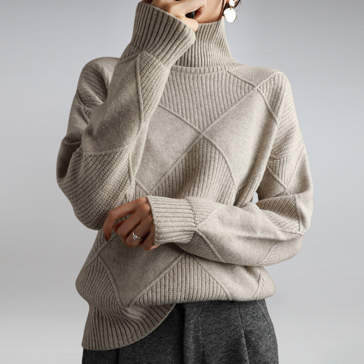 Alodia™ - Cashmere Turtleneck Sweater