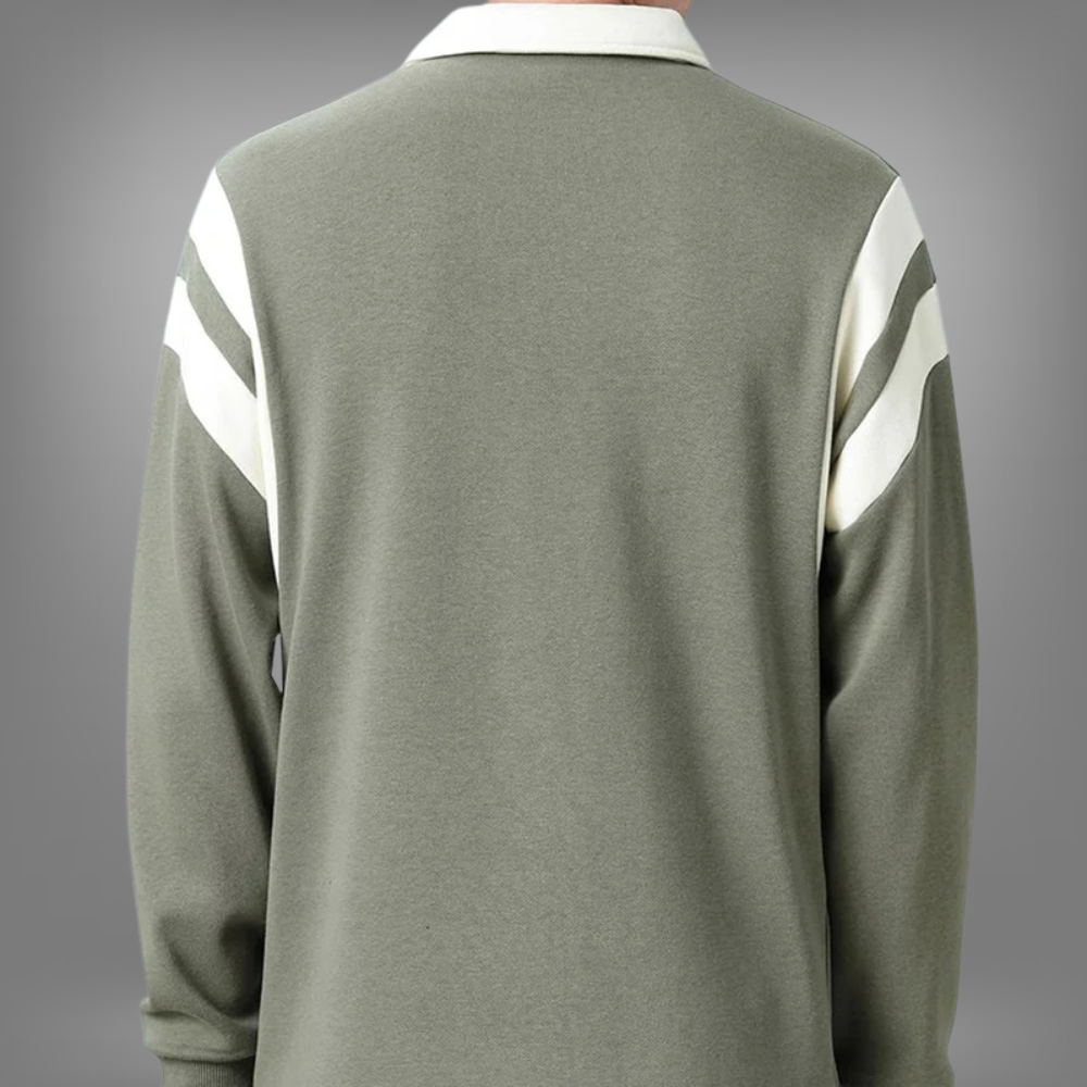 ClubStripe Polo Sweatshirt