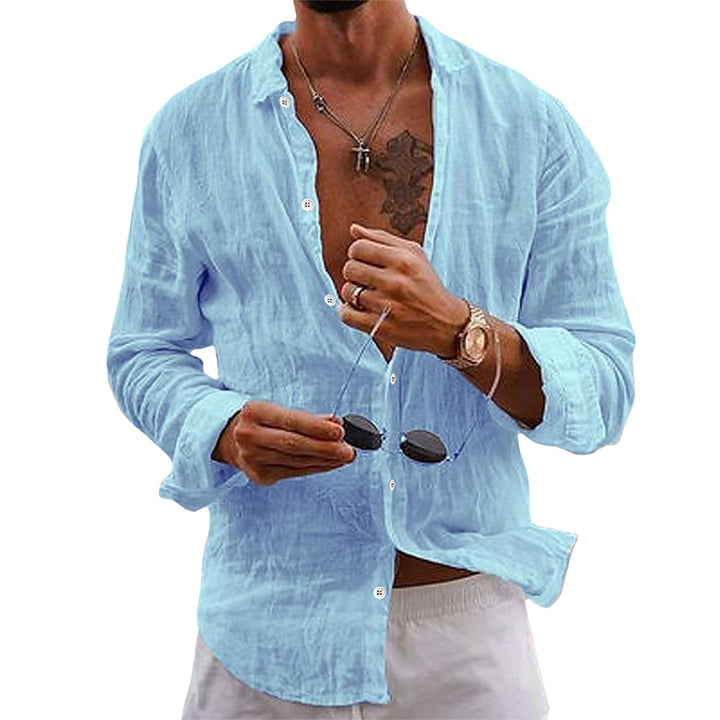 Alvin™ - Men's Cotton Linen Shirt