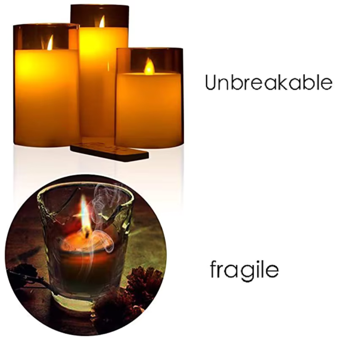 LED Candle Home Decoration Set with Timer & Remote