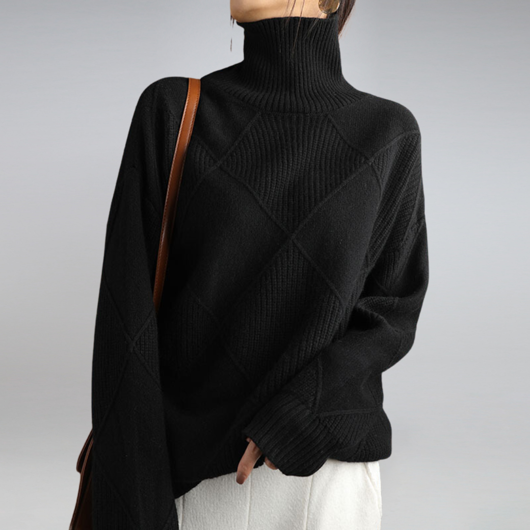 Alodia™ - Cashmere Turtleneck Sweater