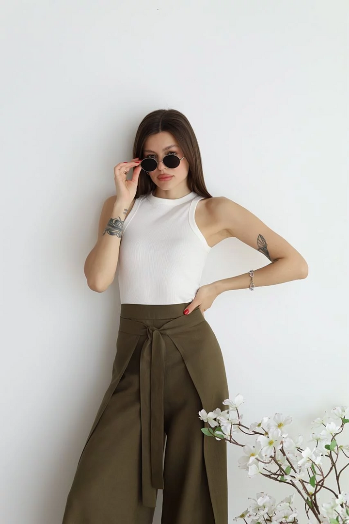 Zelena™- Wide Linen Pants