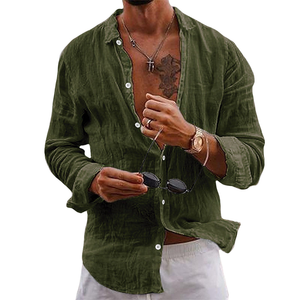 Alvin™ - Men's Cotton Linen Shirt