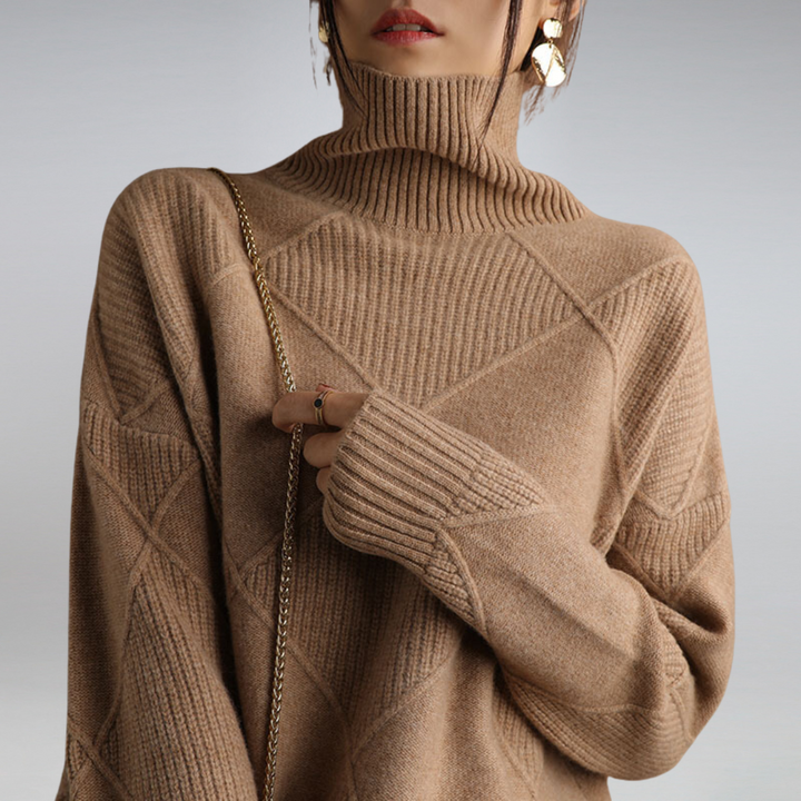 Alodia™ - Cashmere Turtleneck Sweater