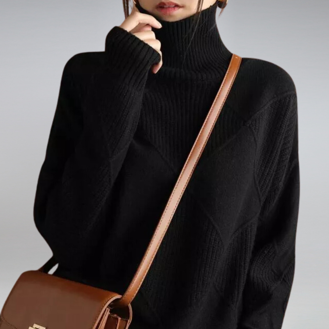 Alodia™ - Cashmere Turtleneck Sweater