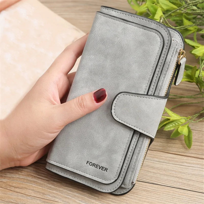 Ferly™ - Stylish Matte Multi-Functional Folding Wallet for Women