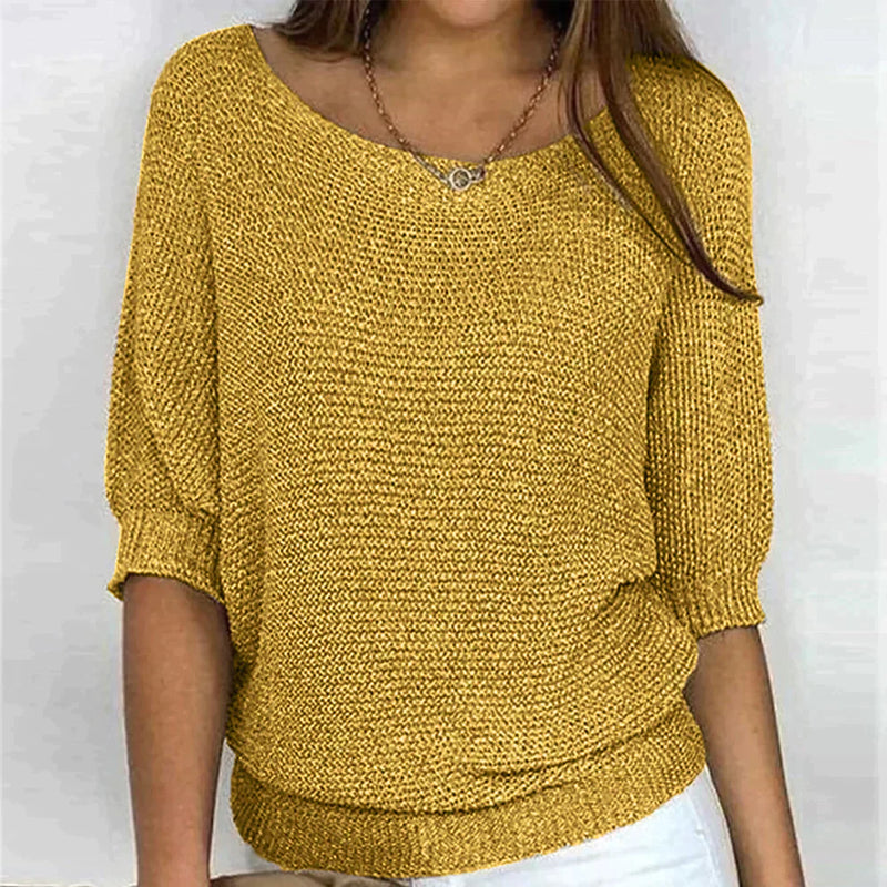 Leyeal™ - Elegant Loose Fit Pullover