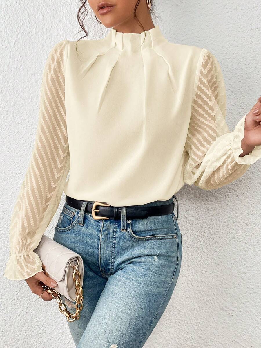 Shana™ - Elegant Ruffled Long Sleeve Top