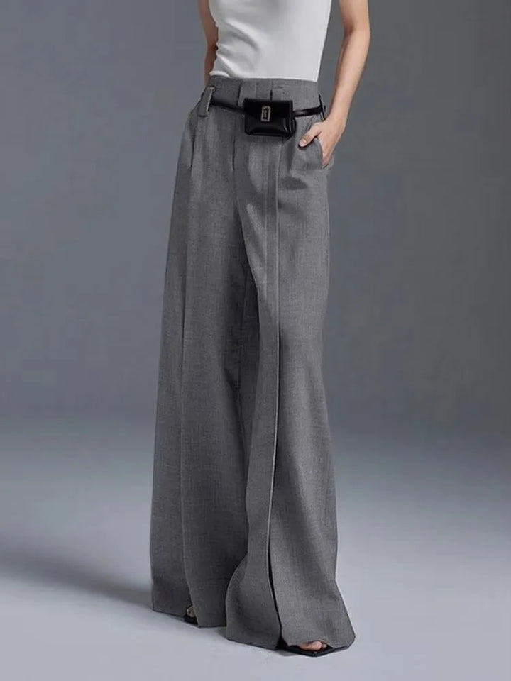 Sienna High-Waist Split Trousers