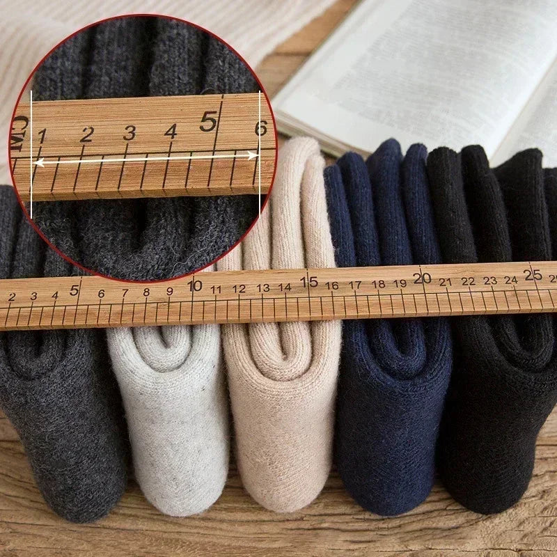 Warm Cashmere-Blend Merino Wool Socks 3-Pack