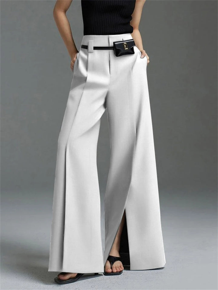 Sienna High-Waist Split Trousers