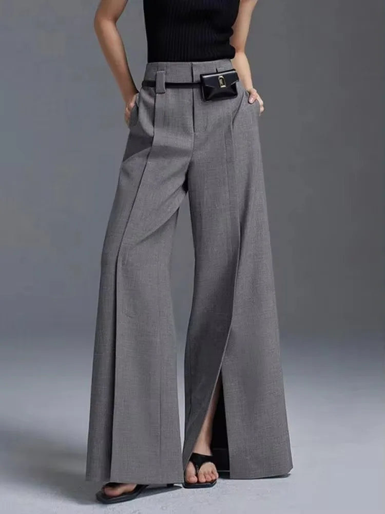 Sienna High-Waist Split Trousers