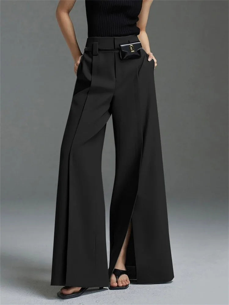 Sienna High-Waist Split Trousers