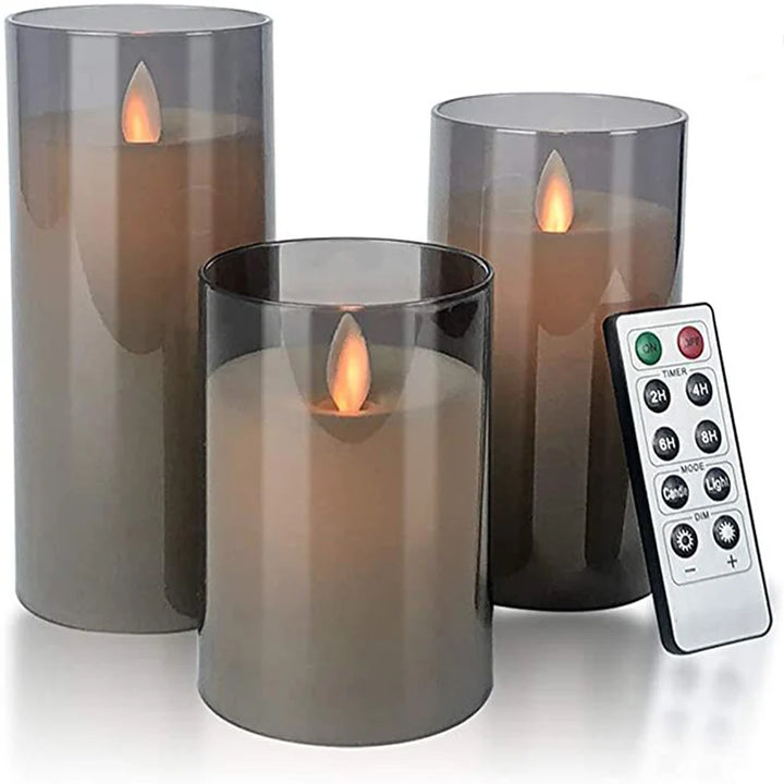 LED Candle Home Decoration Set with Timer & Remote