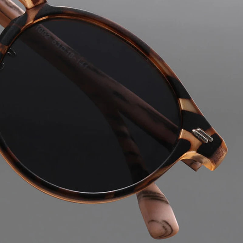 Sleek UV400 Circle Sunglasses