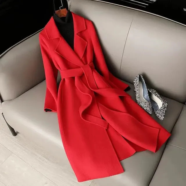 Ryzza™ - Double-sided Wool Coat For Women