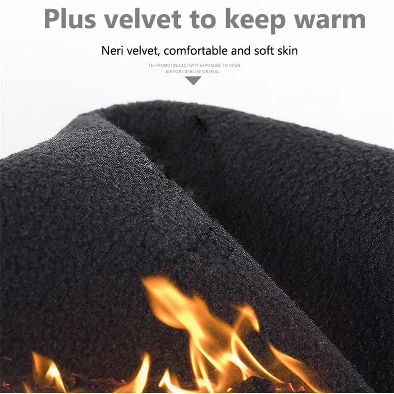 Warm Waterproof Fleece Gloves for Outdoor Sports