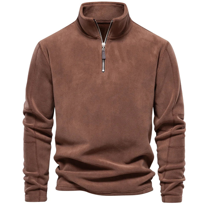 Cloudio™ - Men's Soft  Zipper Neck Sweatshirt