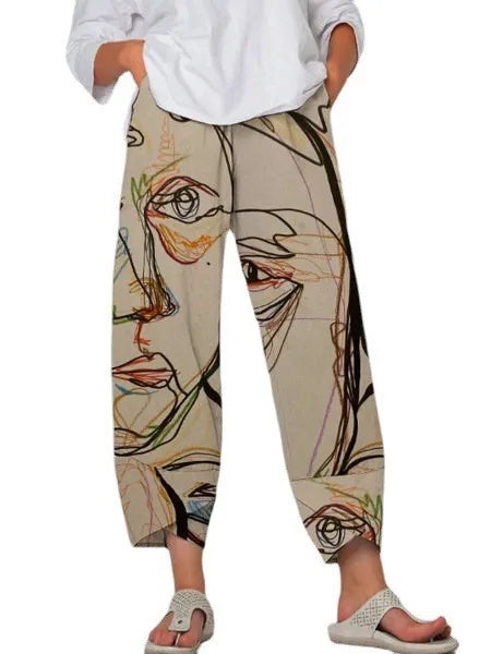 Nellie™ - Women's Trendy Casual Printed Pants