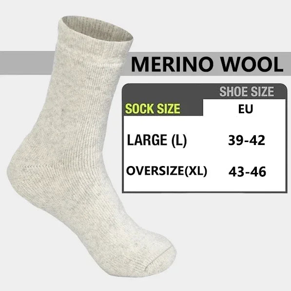 Warm Cashmere-Blend Merino Wool Socks 3-Pack