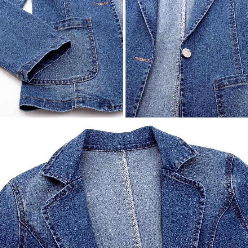 Sheena™ - Classic Denim Blazer