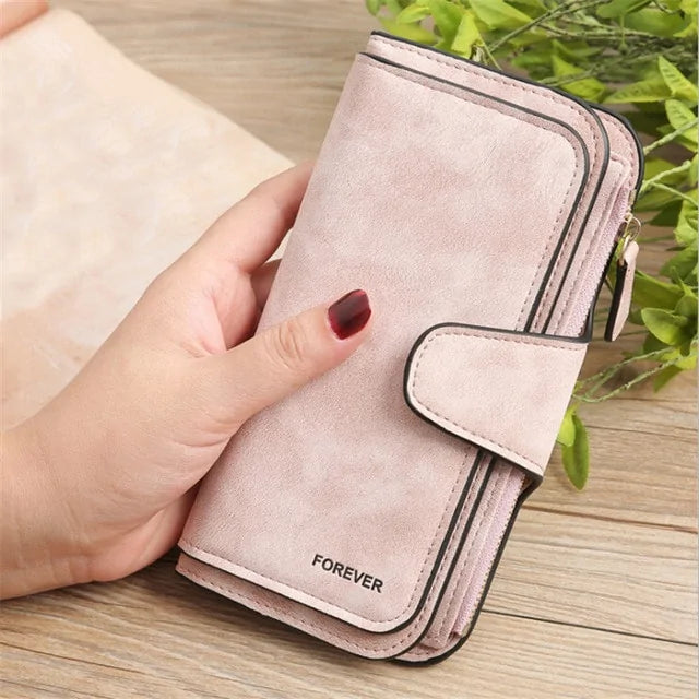 Ferly™ - Stylish Matte Multi-Functional Folding Wallet for Women