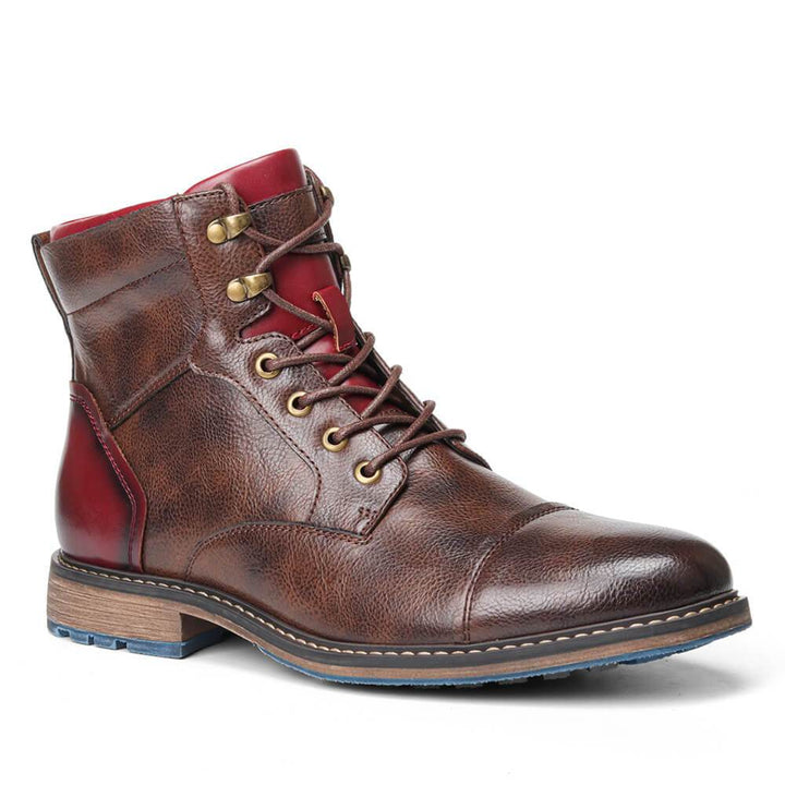 Ashby Classic Leather Oxford Boots for Men