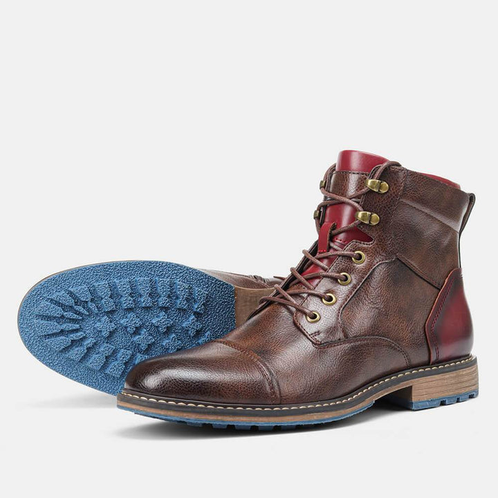 Ashby Classic Leather Oxford Boots for Men