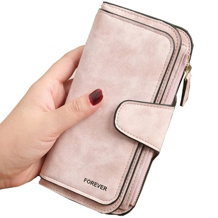 Ferly™ - Stylish Matte Multi-Functional Folding Wallet for Women