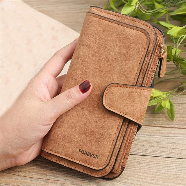 Ferly™ - Stylish Matte Multi-Functional Folding Wallet for Women