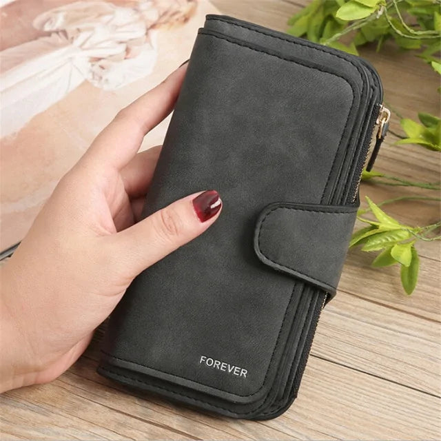 Ferly™ - Stylish Matte Multi-Functional Folding Wallet for Women